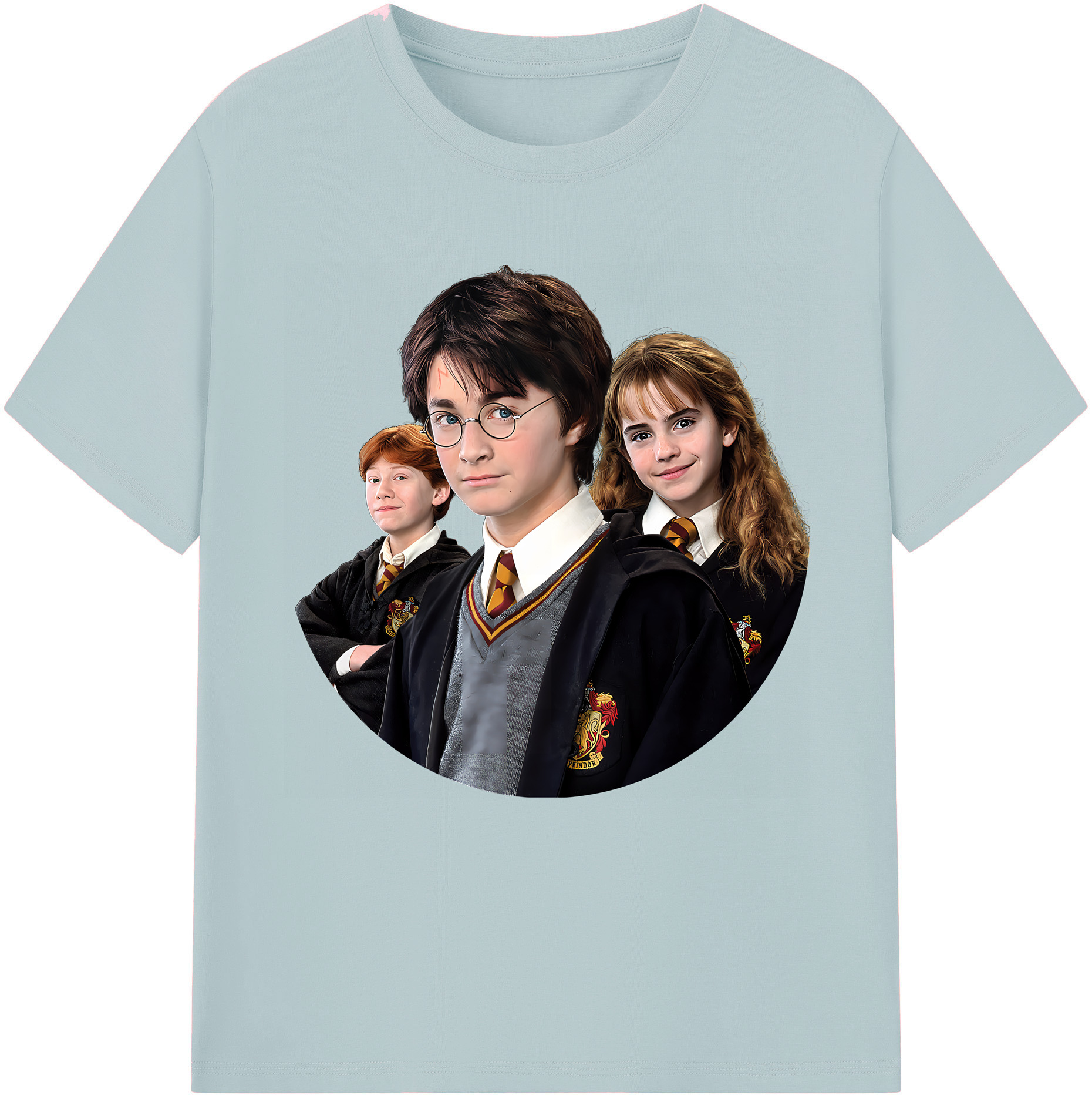 （画像用） Harry Potter ハリー・ポッターシリーズ 綿100％半袖Tシャツ（フロントプリント）